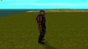 Шепард в шлеме Разведчик из Mass Effect для GTA San Andreas миниатюра 5
