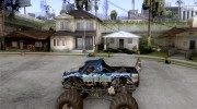 Monster Truck Blue Thunder для GTA San Andreas миниатюра 2