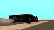 Lamborghini Reventon Police para GTA San Andreas miniatura 3