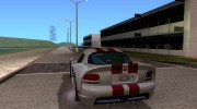 Dodge Viper SRT-10 Coupe для GTA San Andreas миниатюра 3
