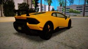 Lamborghini Huracan Performante LP640-4 2017 Wheel style 1 для GTA San Andreas миниатюра 5