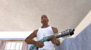 Blue Graffiti Shotgun para GTA San Andreas miniatura 1