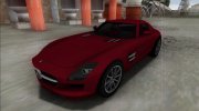 2010 Mercedes-Benz SLS AMG FBI для GTA San Andreas миниатюра 4