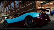Pagani Zonda Cinque Roadster 2010 для GTA 4 миниатюра 2