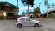 BMW 120i para GTA San Andreas miniatura 5