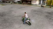 Kawasaki PitBike для GTA San Andreas миниатюра 3