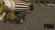 Бетоносмеситель МАЗ для Farming Simulator 2017 миниатюра 3