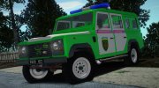 Land Rover Defender 2000 Прикордонна Служба України para GTA San Andreas miniatura 3