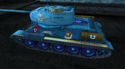 Шкурка для Т-34-85 Ultramarines (по Вархаммеру) для World Of Tanks миниатюра 2