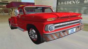 Chevrolet C10 1966 Towtruck for GTA Vice City miniature 9