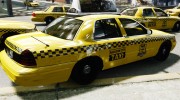 Ford Crown Victoria Raccoon City Taxi for GTA 4 miniature 5