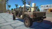 HMMWV M998 Desert для GTA San Andreas миниатюра 2