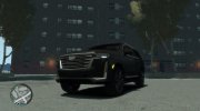 Cadillac Escalade 2021 for GTA 4 miniature 8