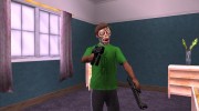 Маска GTA V Online DLC (Halloween CJ) v2 para GTA San Andreas miniatura 3