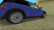 Mini Cooper S v.2.0 для GTA Vice City миниатюра 8