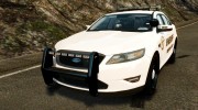 Ford Taurus 2010 CCSO Police [ELS] for GTA 4 miniature 1