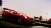 Lexus RC-F для GTA San Andreas миниатюра 3