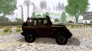 Jeep Wrangler 4x4 v2 2012 для GTA San Andreas миниатюра 5