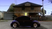 Volkswagen New Beetle GTi 1.8 Turbo для GTA San Andreas миниатюра 5