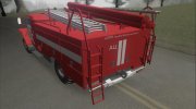 Пожарный Урал-43206 с обьекта УкрТафнафта для GTA San Andreas миниатюра 3