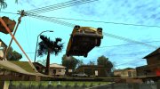 Checker Marathon Yellow Cab для GTA San Andreas миниатюра 9