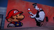 Mural de Mario Bros для GTA San Andreas миниатюра 2