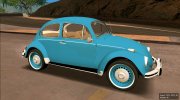 Volkswagen Beetle (Fusca) 1300 1974 para GTA San Andreas miniatura 3