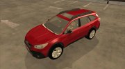 Subaru Outback 2020 para GTA San Andreas miniatura 3