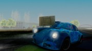 Porsche 911 Blue Star для GTA San Andreas миниатюра 7