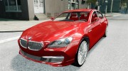 BMW 6 Series Gran Coupe 2013 [Beta] для GTA 4 миниатюра 1