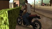 Triumph Bonnevile T-100 Scrambler for GTA San Andreas miniature 4