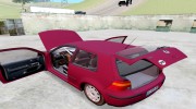 1999 Volkswagen Golf Mk4 Tunable para GTA San Andreas miniatura 3