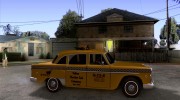 Checker Marathon Yellow CAB for GTA San Andreas miniature 5