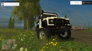 Land Rover Defender Dakar White v1.0 для Farming Simulator 2015 миниатюра 1