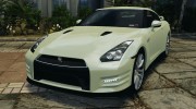 Nissan GT-R 2012 Black Edition для GTA 4 миниатюра 1