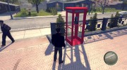 Красная телефонная будка for Mafia II miniature 3