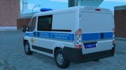 Fiat Ducato 4 ПОЛИЦИЯ ОБ ДПС УГИБДД (2012-2018) для GTA San Andreas миниатюра 6