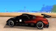 Pagani Zonda R для GTA San Andreas миниатюра 2