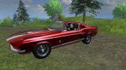 Shelby Mustang GT500 for Farming Simulator 2013 miniature 2