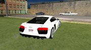 Audi R8 LQ для GTA San Andreas миниатюра 4