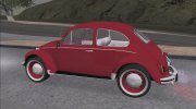 Volkswagen Beetle (Fusca) 1300 1971 для GTA San Andreas миниатюра 3