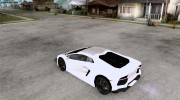 Lamborghini Aventador LP700 para GTA San Andreas miniatura 3