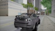 BMW X6M HAMANN Final for GTA San Andreas miniature 8