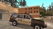 RCSD Red County Sheriff Department Jeep Cherokee 1992 para GTA San Andreas miniatura 2