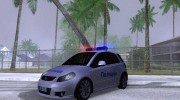 Suzuki SX4 Policija Srbija для GTA San Andreas миниатюра 8