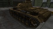 Немецкий скин для PzKpfw III для World Of Tanks миниатюра 3