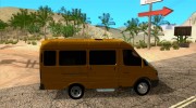 ГАЗель 2705 маршрутное такси for GTA San Andreas miniature 5