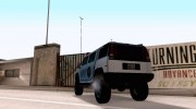 Mammoth Patriot San Andreas Police SUV для GTA San Andreas миниатюра 3