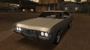 Chevrolet Impala 1967 - Supernatural для GTA San Andreas миниатюра 3