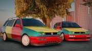 1998 Volkswagen Golf MK3 Variant Harlequin Edition para GTA San Andreas miniatura 6